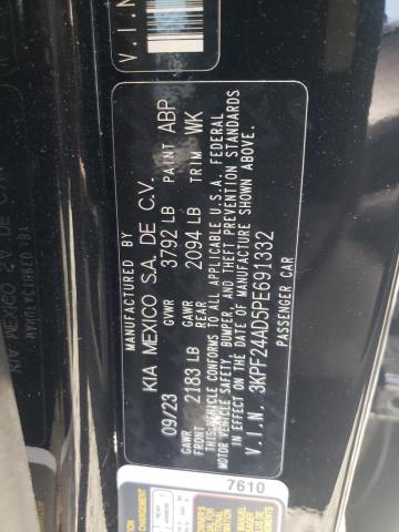 2023 KIA FORTE LX - 3KPF24AD5PE691332