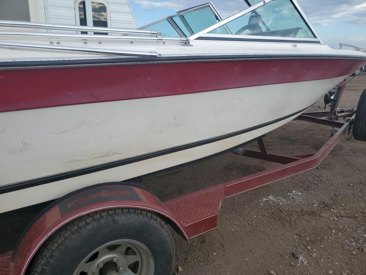 Lot #2857633964 1988 INVA BOAT&TRLR