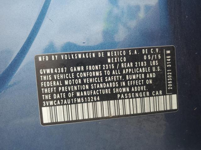 2015 VOLKSWAGEN GOLF SPORT - 3VWCA7AU1FM513264