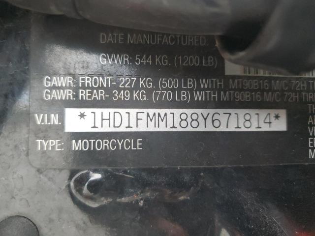 2008 HARLEY-DAVIDSON FLHTPI 1HD1FMM188Y671814