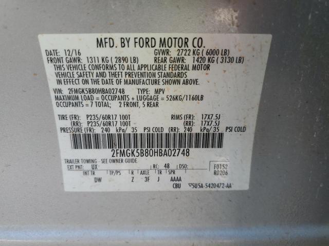 2017 FORD FLEX SE - 2FMGK5B80HBA02748