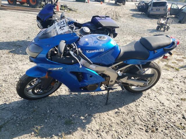 KAWASAKI ZX600 J1 2008 blue racer gas JKAZX4J138A073767 photo #4