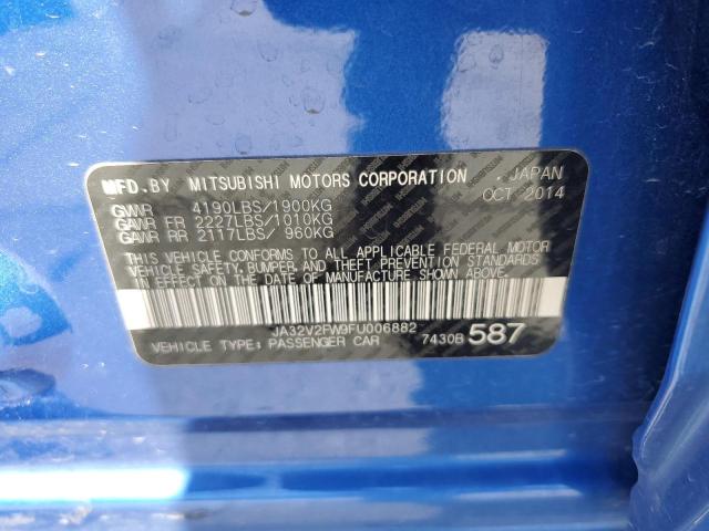 2015 MITSUBISHI LANCER SE JA32V2FW9FU006882