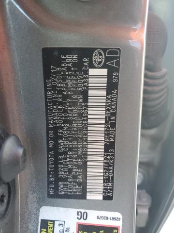 2017 TOYOTA COROLLA L - 2T1BURHE9HC849675