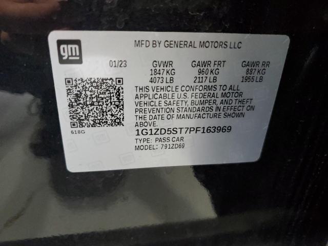 2023 CHEVROLET MALIBU LT - 1G1ZD5ST7PF163969