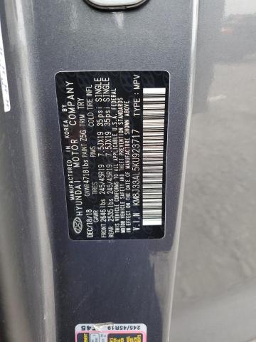 2019 HYUNDAI TUCSON LIM - KM8J33AL5KU923717