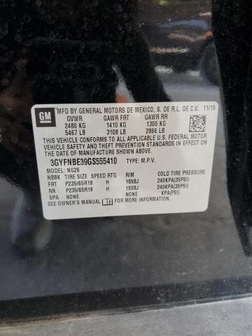 2016 CADILLAC SRX LUXURY - 3GYFNBE39GS555410