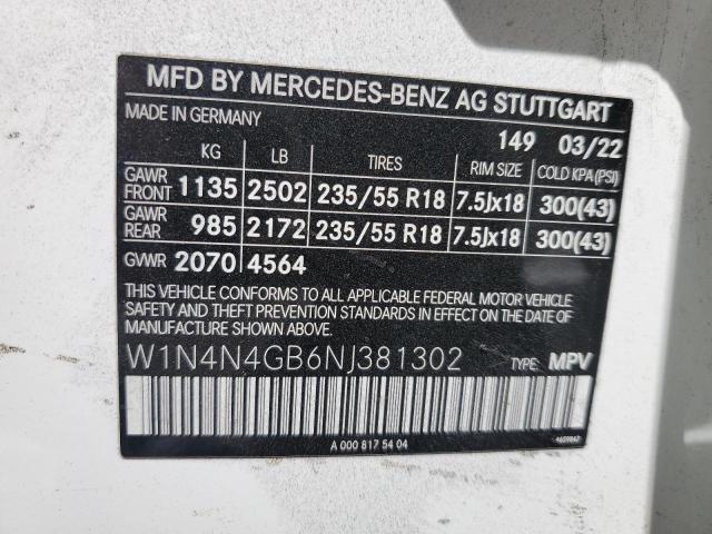 VIN W1N4N4GB6NJ381302 2022 Mercedes-Benz GLA-Class,... no.14