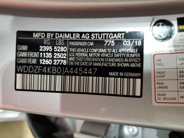 VIN WDDZF4KB0JA445447 2018 Mercedes-Benz E-Class, 3... no.12