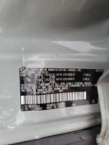 2021 TOYOTA RAV4 XLE - 2T3P1RFV3MW217742