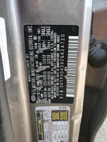 2018 KIA SORENTO EX - 5XYPHDA59JG424720