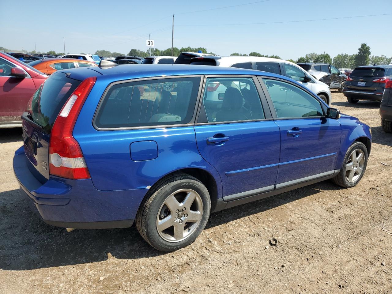 VOLVO V50 T5 2006 blue  gas YV1MJ682962162742 photo #4