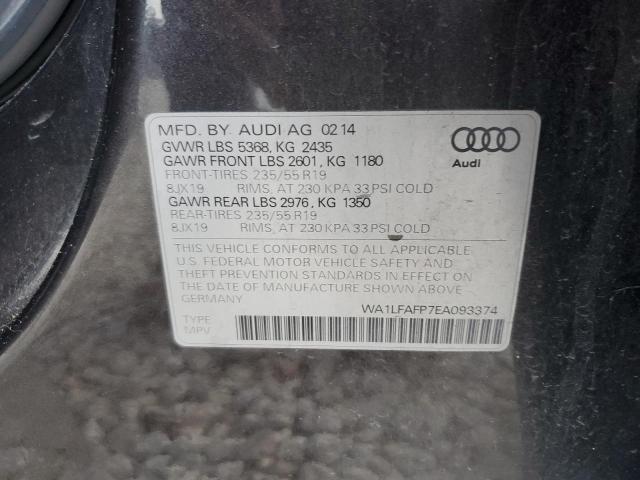 VIN WA1LFAFP7EA093374 2014 Audi Q5, Premium Plus no.13