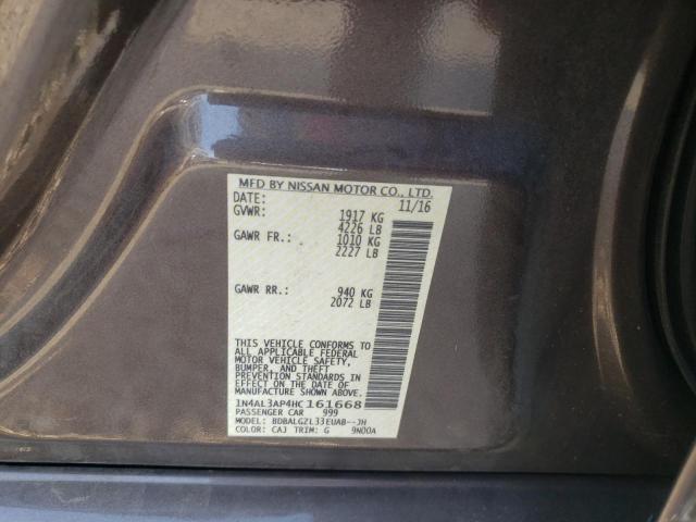 2017 NISSAN ALTIMA 2.5 - 1N4AL3AP4HC161668
