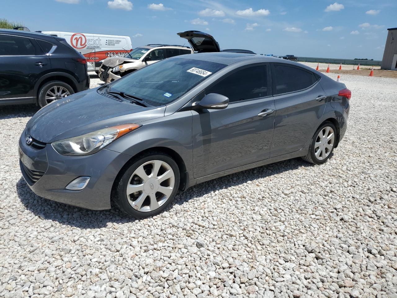 Lot #2814517647 2013 HYUNDAI ELANTRA GL