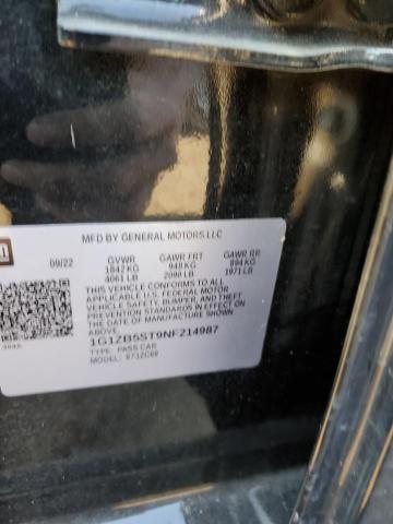 2022 CHEVROLET MALIBU LS - 1G1ZB5ST9NF214987