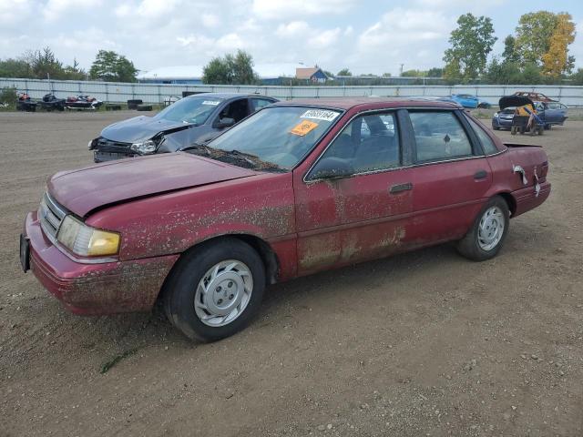 FORD TEMPO GL 1994 red  gas 1FAAP36X7RK135506 photo #1