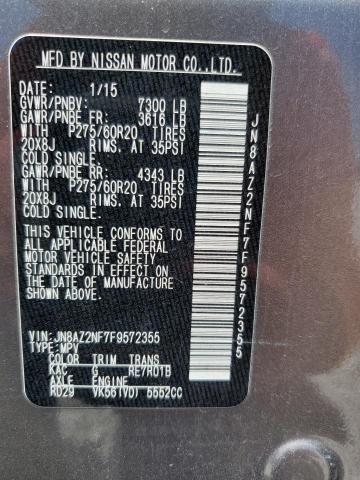 2015 INFINITI QX80 - JN8AZ2NF7F9572355