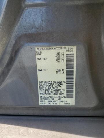 2017 NISSAN ALTIMA 2.5 - 1N4AL3AP1HC119426