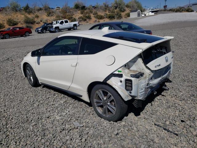 HONDA CR-Z EX 2013 white  hybrid engine JHMZF1D6XDS003314 photo #3