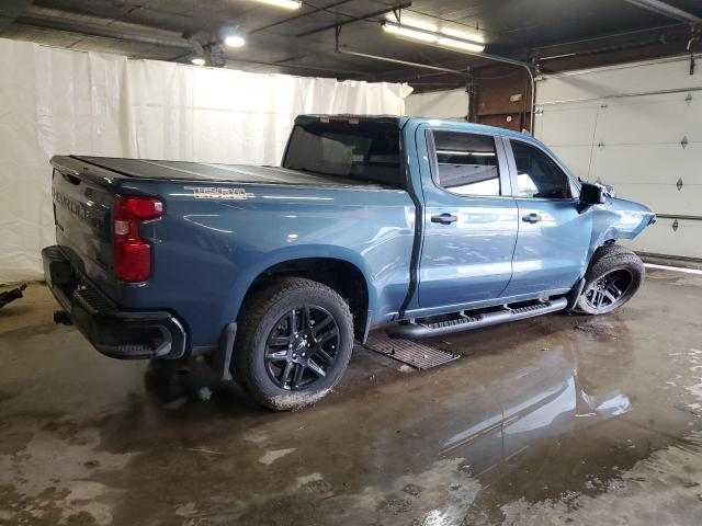 CHEVROLET SILVERADO 2024 blue  gas 3GCPDCEK3RG299393 photo #4