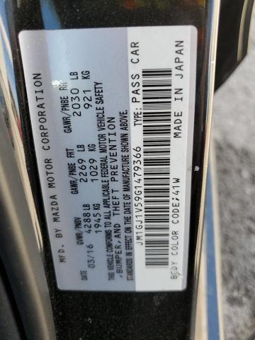2016 MAZDA 6 TOURING - JM1GJ1V59G1479366