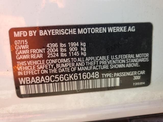 VIN WBA8A9C56GK616048 2016 BMW 3 Series, 320 I no.13