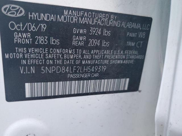 2020 HYUNDAI ELANTRA SE - 5NPD84LF2LH549319