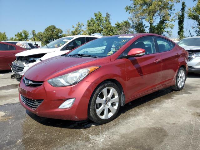 HYUNDAI ELANTRA GL 2013 burgundy  gas 5NPDH4AE2DH229574 photo #1