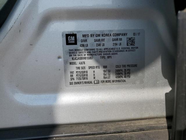 2017 BUICK ENCORE PRE - KL4CJASBXHB155857