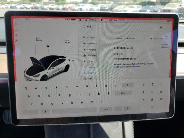 2022 TESLA MODEL 3 - 5YJ3E1EA2NF126066