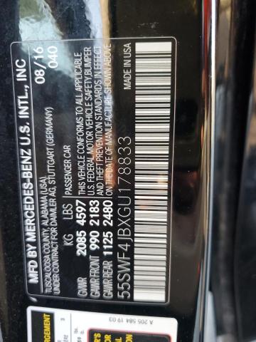 2016 MERCEDES-BENZ C 300 - 55SWF4JBXGU178833