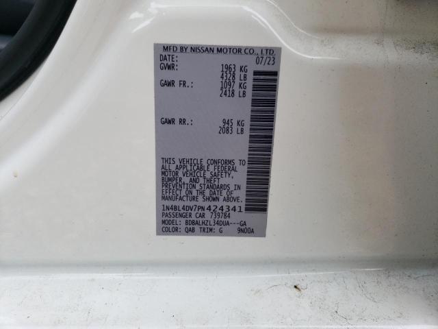 2023 NISSAN ALTIMA SV - 1N4BL4DV7PN424341