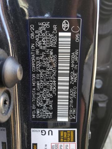2021 TOYOTA PRIUS PRIM - JTDKAMFP7M3165355