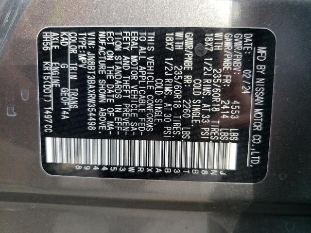 2024 NISSAN ROGUE SV - JN8BT3BAXRW354498