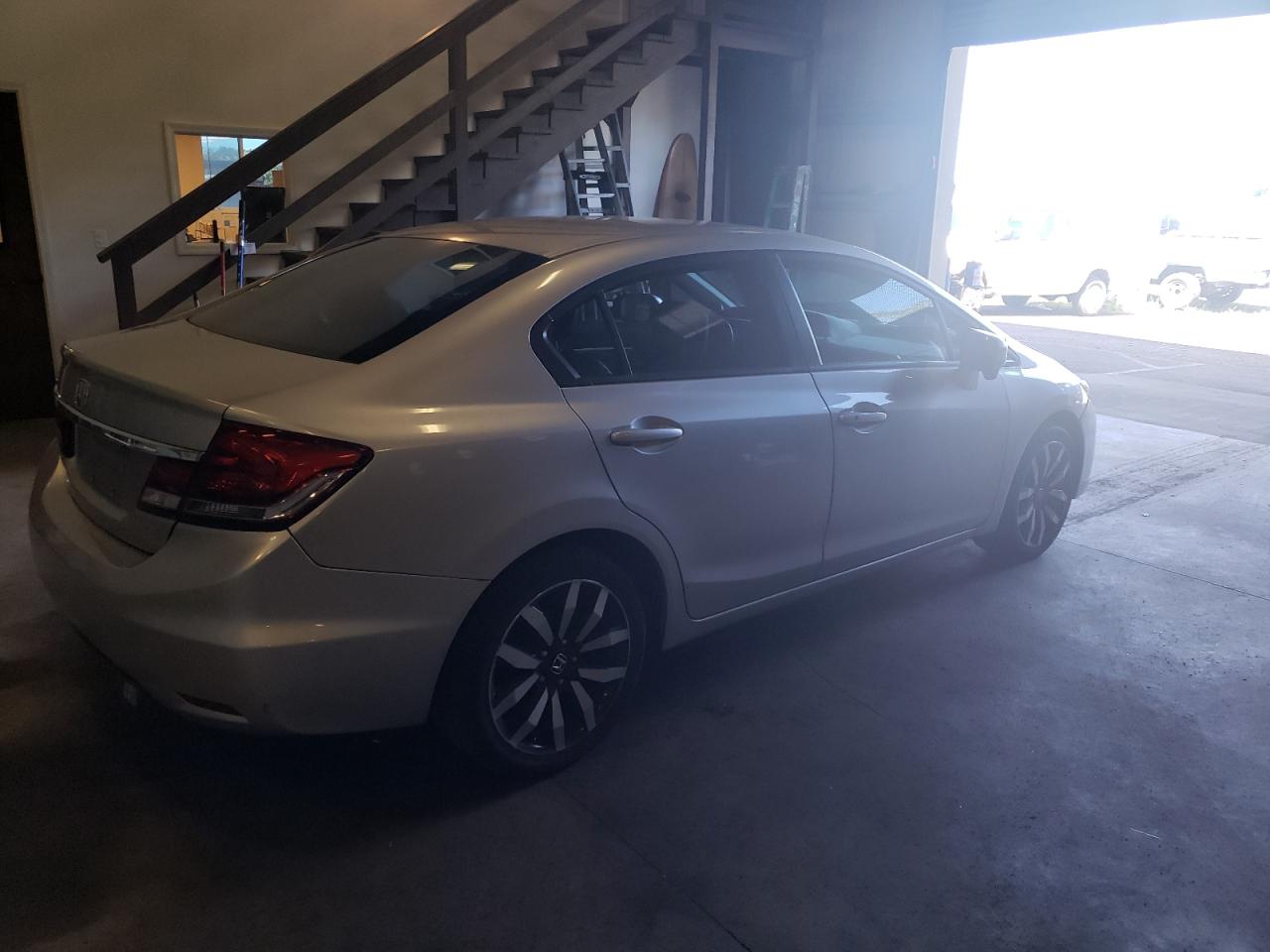 Lot #2874224715 2014 HONDA CIVIC EXL