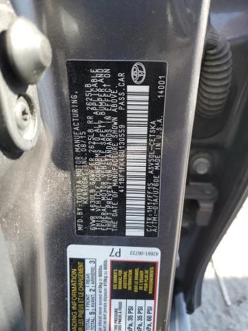 2016 TOYOTA CAMRY LE - 4T1BF1FK4GU130559