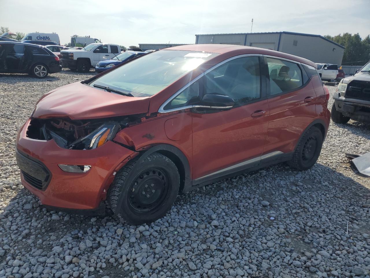 CHEVROLET BOLT EV LT 2020 orange  electric 1G1FY6S04L4150461 photo #1