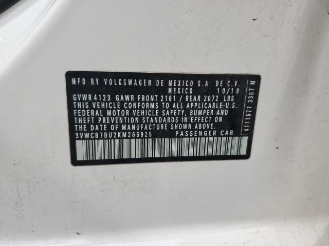 2019 VOLKSWAGEN JETTA S - 3VWCB7BU2KM266925