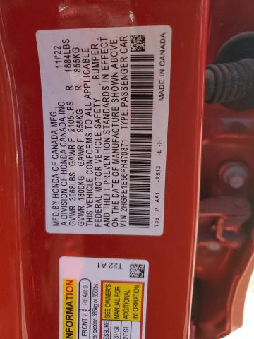 2023 HONDA CIVIC SI 2HGFE1E56PH470871  67704204