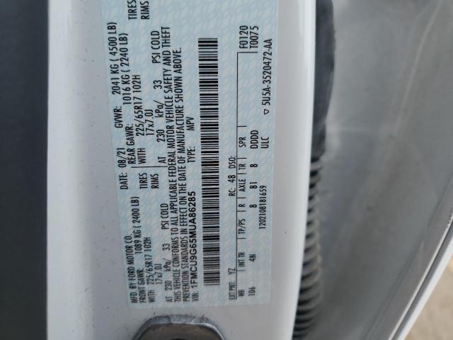 2021 FORD ESCAPE SE - 1FMCU9G65MUA86285