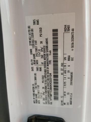 2019 FORD F150 - 1FTMF1CB6KKD23124