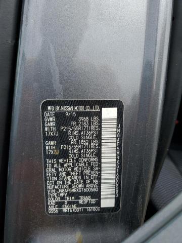 2016 NISSAN JUKE S - JN8AF5MRXGT600580