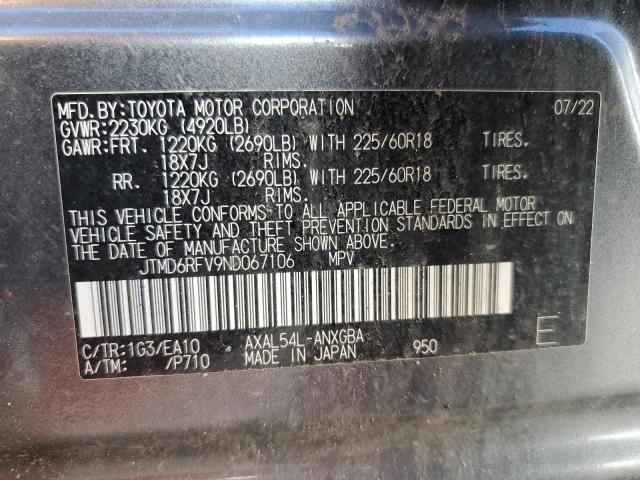 2022 TOYOTA RAV4 LIMIT - JTMD6RFV9ND067106