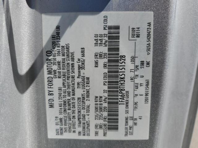 2019 FORD MUSTANG - 1FA6P8TH3K5151528