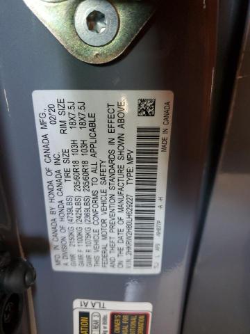 2020 HONDA CR-V EXL - 2HKRW2H80LH629227