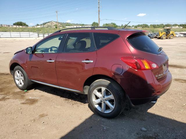 NISSAN MURANO S 2009 burgundy  gas JN8AZ18W39W125114 photo #3