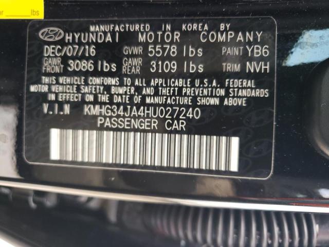 2017 GENESIS G90 PREMIU KMHG34JA4HU027240