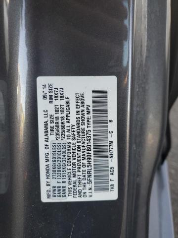 2015 HONDA ODYSSEY TO - 5FNRL5H90FB014375