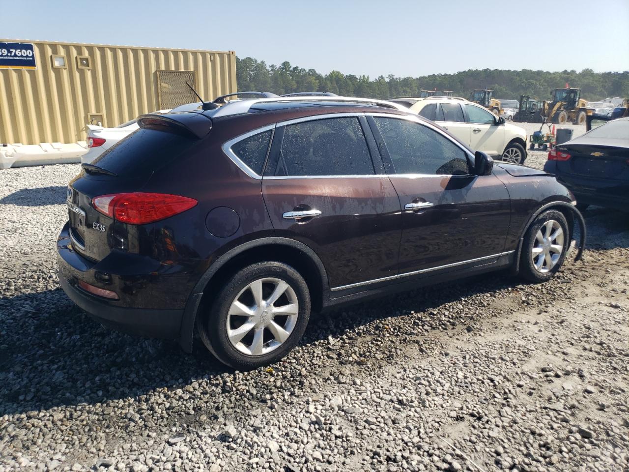 INFINITI EX35 BASE 2010 burgundy  gas JN1AJ0HR7AM754952 photo #4